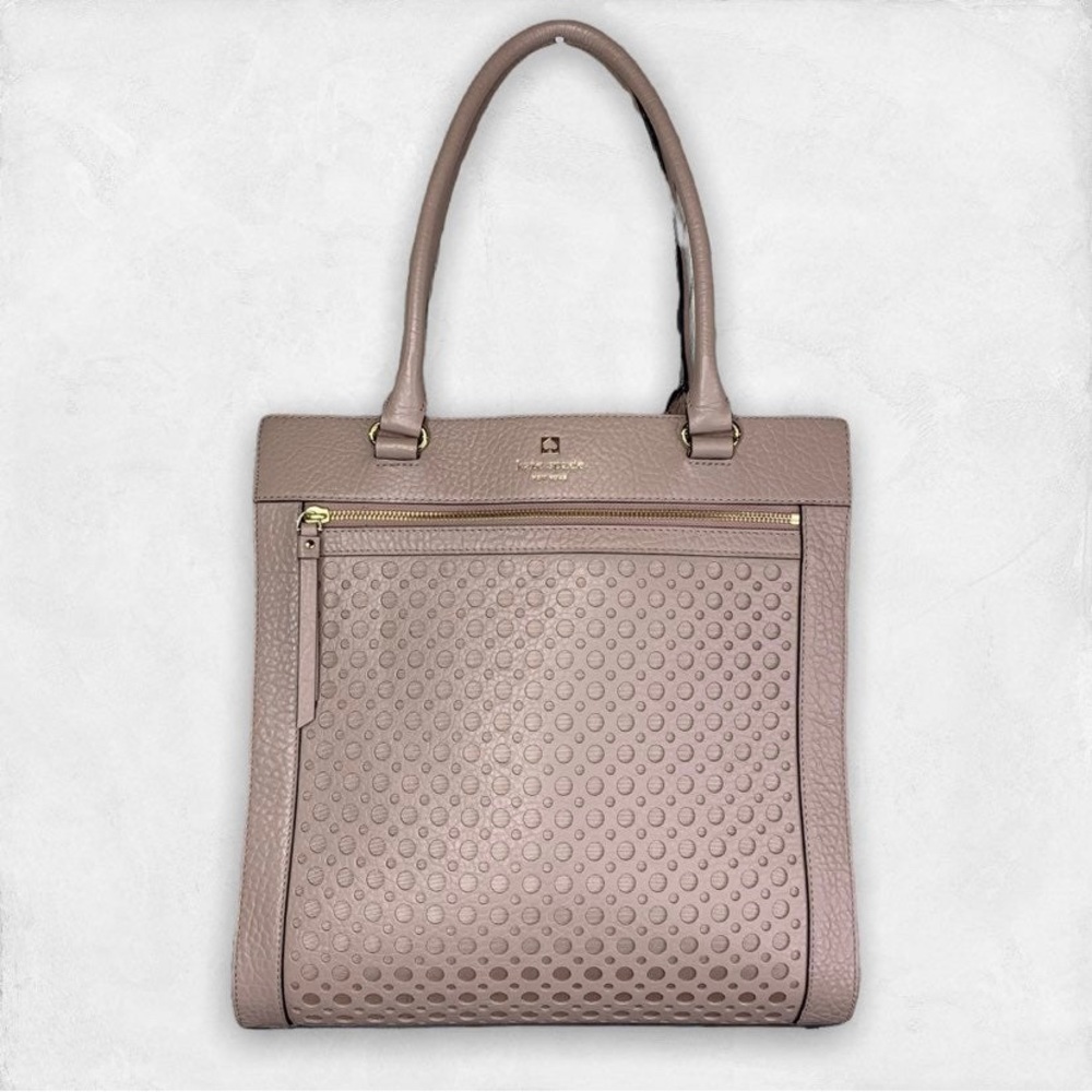 Kate Spade Tan Shoulder Bag with Structured Design